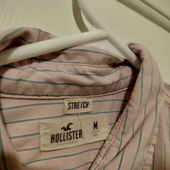 Women's Y2K Academiacore Pink Striped Button Up Shirt - Picture 7 of 9